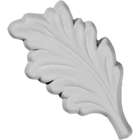 Ekena Millwork 1 5/8"W x 3 1/8"H x 1/4"P Leaf Center Onlay ONL01X03LE